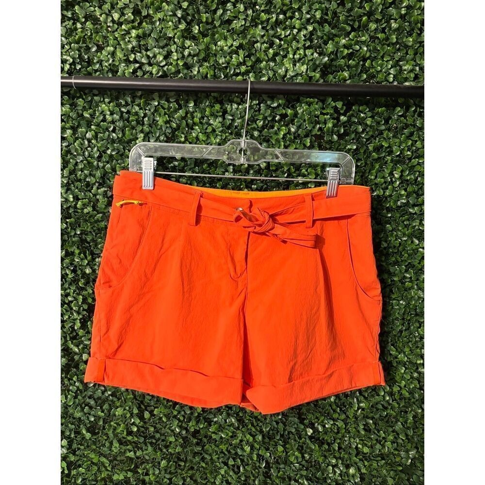 Salomon Coral Orange Performance Shorts Sz Small